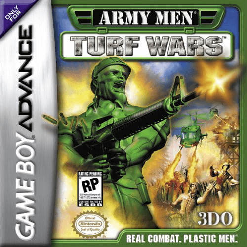 Army Men Turf Wars box art for GameBoy Advance